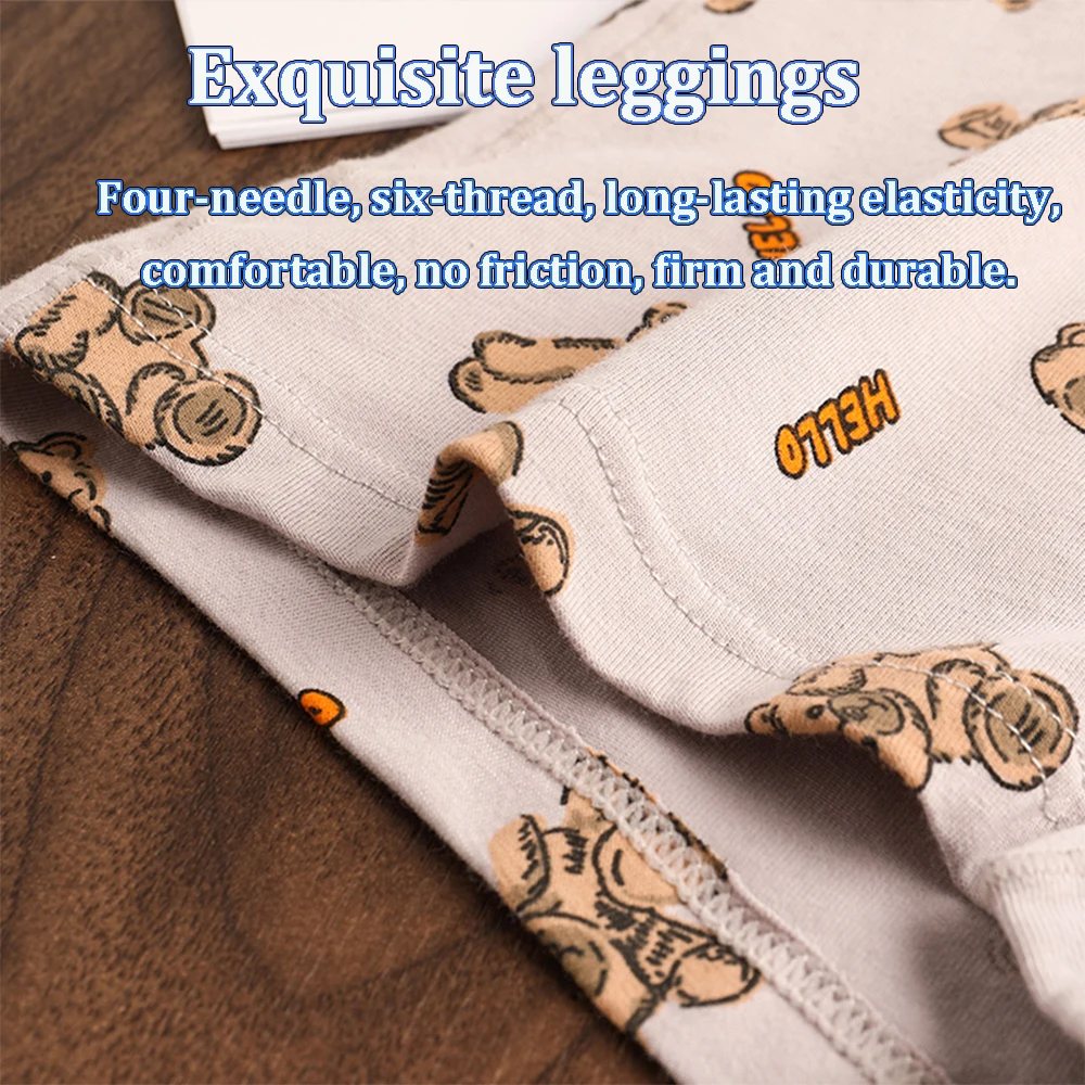 3PCS/Pack Autumn Winter Cotton Cute Bear Print Women's Panties Antibacterial Breathable Crotch Underwear Comfortable Soft Linger - Image 6