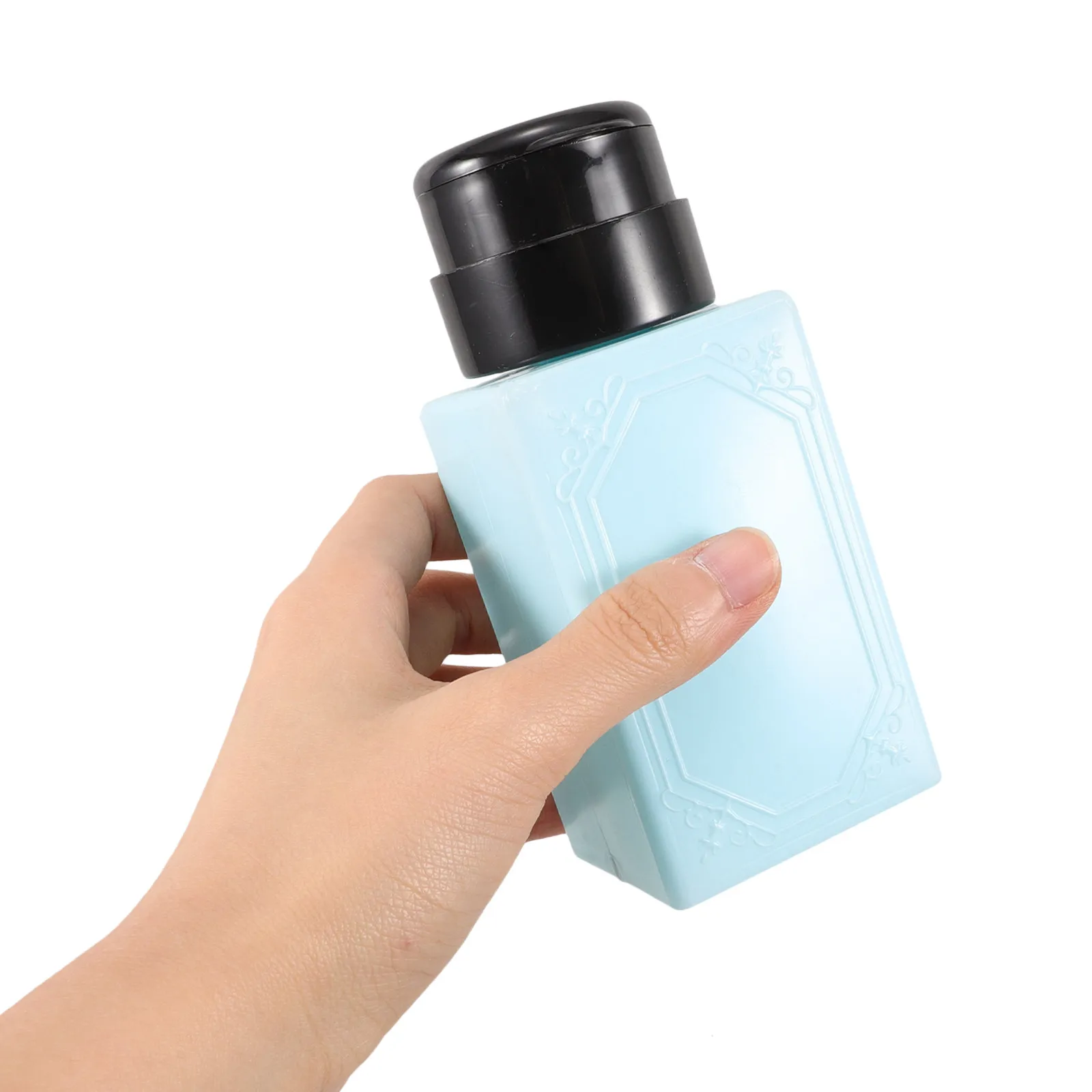 3Pcs 220Ml Push Down Nail Polish Remover Dispenser Bottle for Professional Nail Salon Use High Efficiency Clean Water Makeup - Image 5