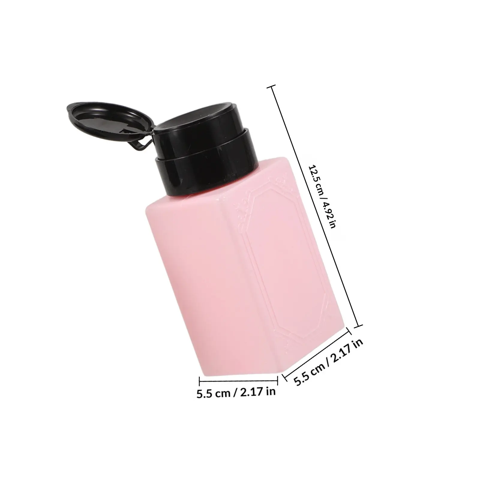 3Pcs 220Ml Push Down Nail Polish Remover Dispenser Bottle for Professional Nail Salon Use High Efficiency Clean Water Makeup - Image 2