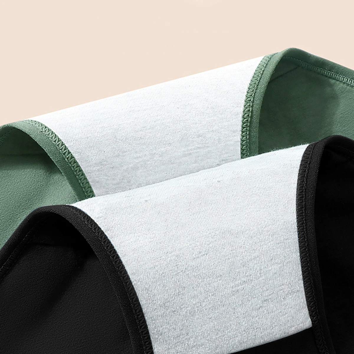 3Pcs High Waist Menstrual Women Panties Widen Period Pants Leak Proof Physiological Underwear Plus Size 4XL Cotton Female Briefs - Image 5