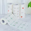 3Ply Thick Printed Kitchen Roll Paper Wet Dry Dual Use Disposable Cleaning Wipes Oil Proof Stain Cleaning Household Necessities