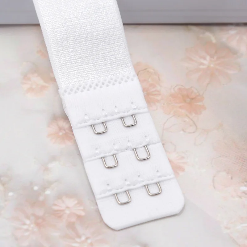 3pcs 2 Hook Bra Extension Strap Extenders for Women Adjustable Belt Buckle Nylon Elastic Bra Extension Strap Hook Clip Expander - Image 5