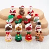 3pcs Christmas Resin Decor Indoor Display Holiday Centerpiece Multi Functional Ornament Christmas Home Decorations Indoor