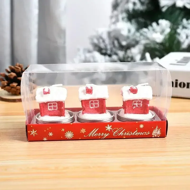 3pcs Creative Christmas Snowman Gingerbread Man Christmas Candle Aromatherapy Gift Set Home Decoration Birthday Gifts - Image 5