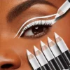 3pcs Fast Drying Matte White Eyeliner Pencil Smooth Waterproof Eyeliner Pen Long Lasting Eyelid Cosmetic Eyes Makeup Tools