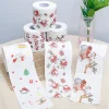 4 Rolls Christmas Toilet Paper Tissue Bathroom Decoration SantaClaus Supplies Party Snowflake Xmas Dinner Napkin Kitchen Tool