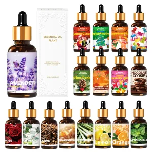 4 Type 30ml Fragrance Oils Long Lasting Fragrance for Humidifier/ Diffusers Holiday/Christmas Gifts For Friends
