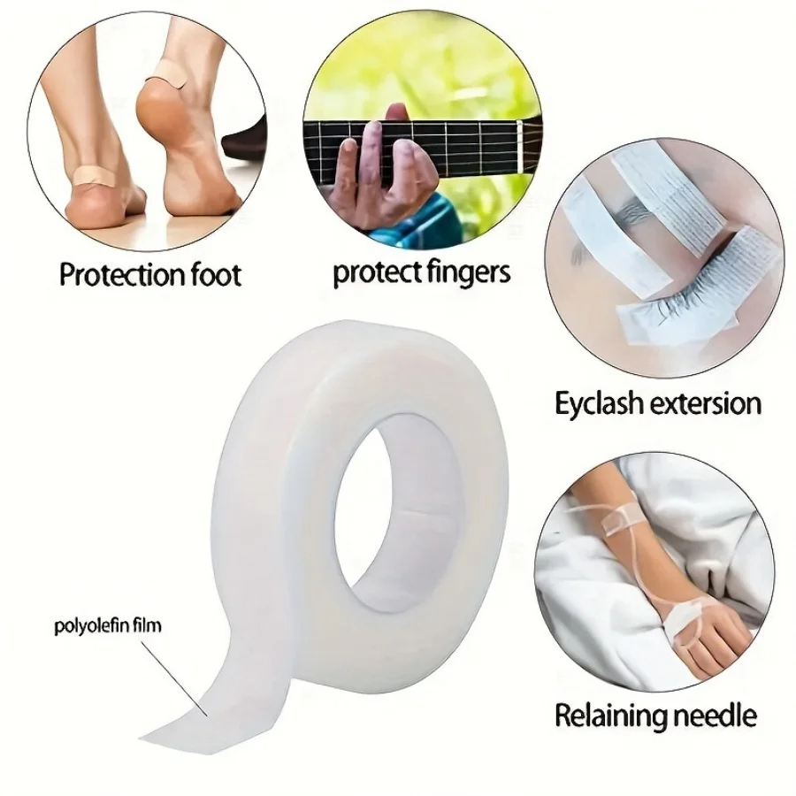 4.5M/roll Breathable Grid Transparent Tape Curved Healing Patches Wound Strips Medical PE Dressing Adhesive Plasters Bandages - Image 6