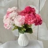 5 Heads Artificial Peony Bouquet Fake Silk Flowers Wedding Home Party Decor Bridal Flower Arrangement DIY Arch Table Centerpiec
