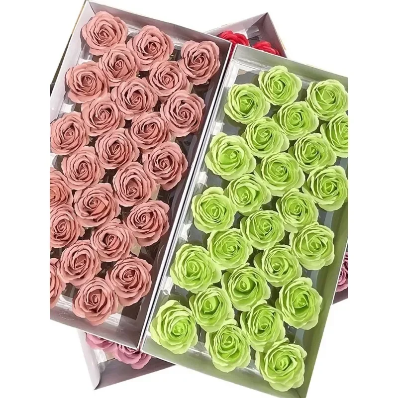 50Pc Triple-Layer Handmade Rose Bouquet Soap Long-Lasting Fragrance Floral Gift 2026 Latest Design - Image 5