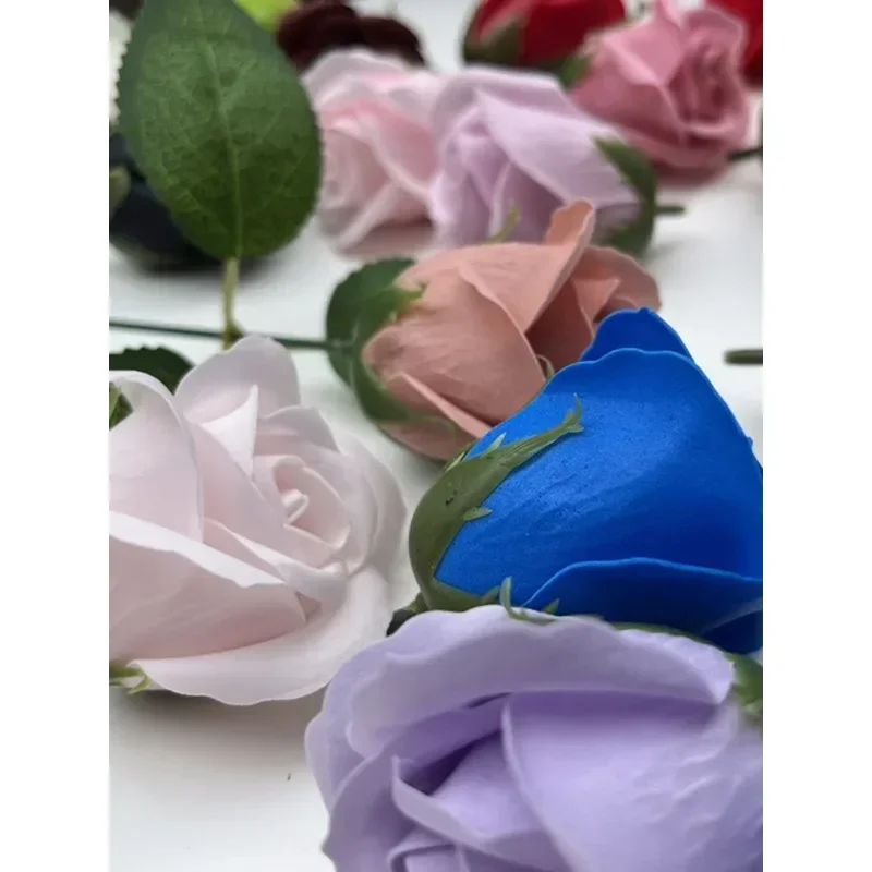 50Pc Triple-Layer Handmade Rose Bouquet Soap Long-Lasting Fragrance Floral Gift 2026 Latest Design - Image 3