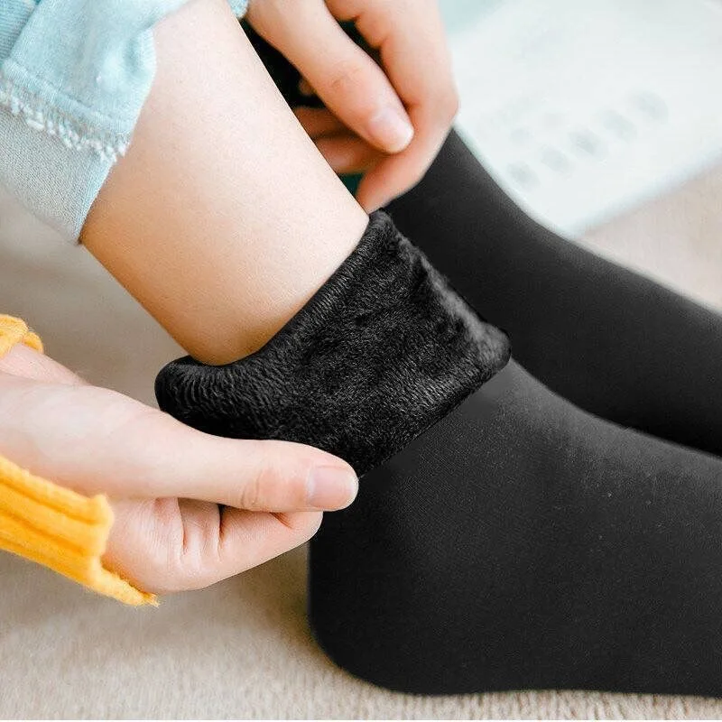 5/10/20 Pairs Winter Thickened Wool Socks for Women Thermal Warm Comfy Cashmere Socks Nylon Snow Velvet Boots Floor Sleep Socks - Image 5