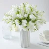 5/10Pcs Artificial Flowers Canterbury Bells Christmas Home Room Vase Table Decor Outdoor Garden Bonsai Festival Wedding Gift Box