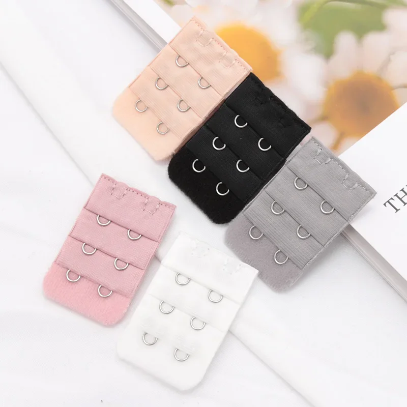 5Pcs Bra Extender Strap Extension 2 Hooks 3 Rows Women Intimates Adjustable Bra Hook Extenders Womens Handmade DIY Accessoires - Image 3