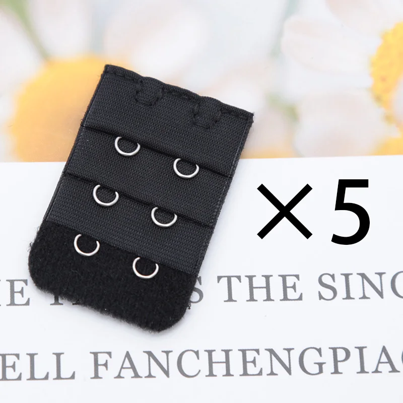 5Pcs/Set Buckle Ladies Useful Bra Extender Elastic Extension Strap Hook Adjustable Belt Intimates Handmade Women DIY Accessories - Image 5