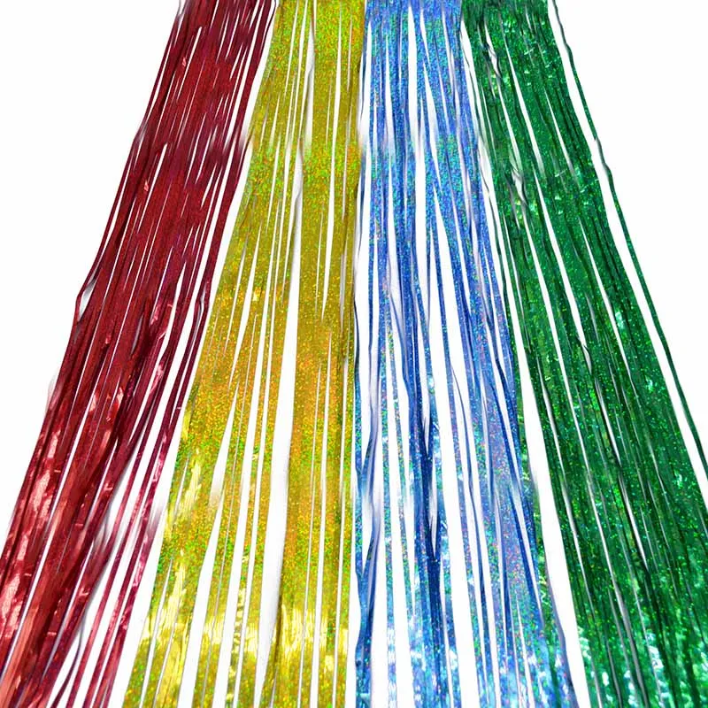 5pcs 10*100cm Tinsel Foil Fringe Door Window Curtain Birthday Party Decor Photo Backdrop Background Wedding Decorations Supplies - Image 6
