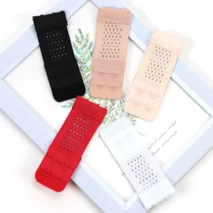 5pcs Bra Extender for Women's Elastic Bra Extension Strap Hook Clip Expander Adjustable Belt Buckle Intimates Accessories