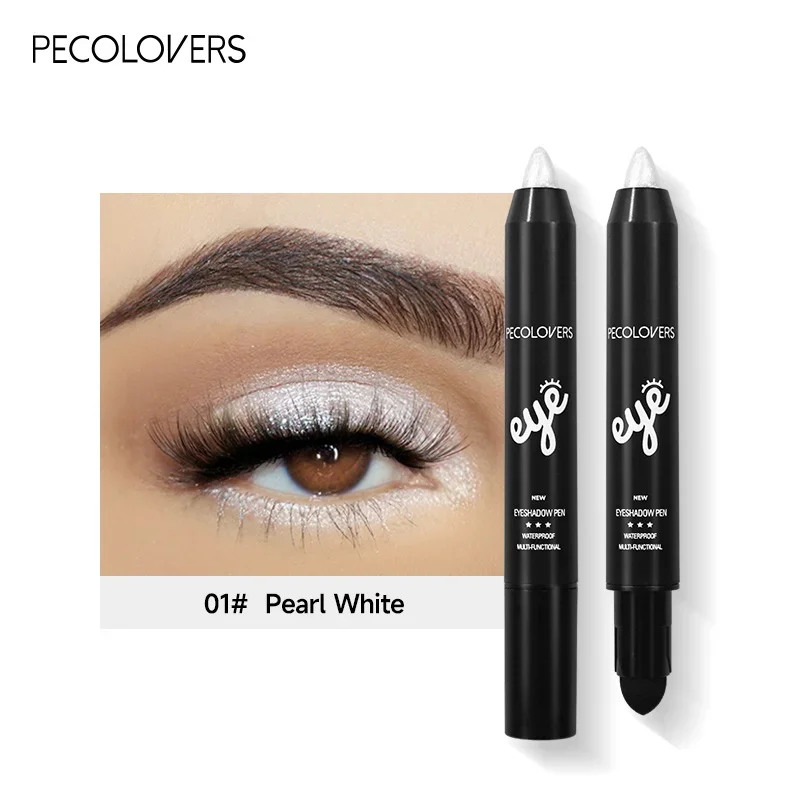 6 Colors Eyeshadow Pencil Stick, Waterproof Pearly Shimmer Glitter Eyeshadow Eyeliner Pen, Long Lasting Eye Makeup Tool - Image 3