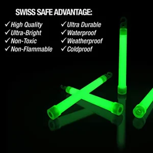 6 Inch Survival Kit Glow Light Sticks Walking and Hiking Camping SOS Gear Outdoor Equipment SOS 15*150mm
