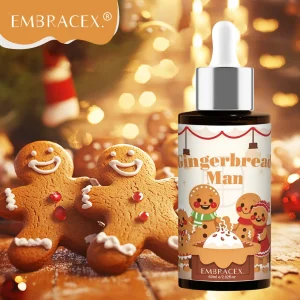 60ml Gingerbread Man Fragrance Oil Cozy Winter Scent Humidifier Diffuser Oil Candle Making Christmas Gift Car Air Freshener