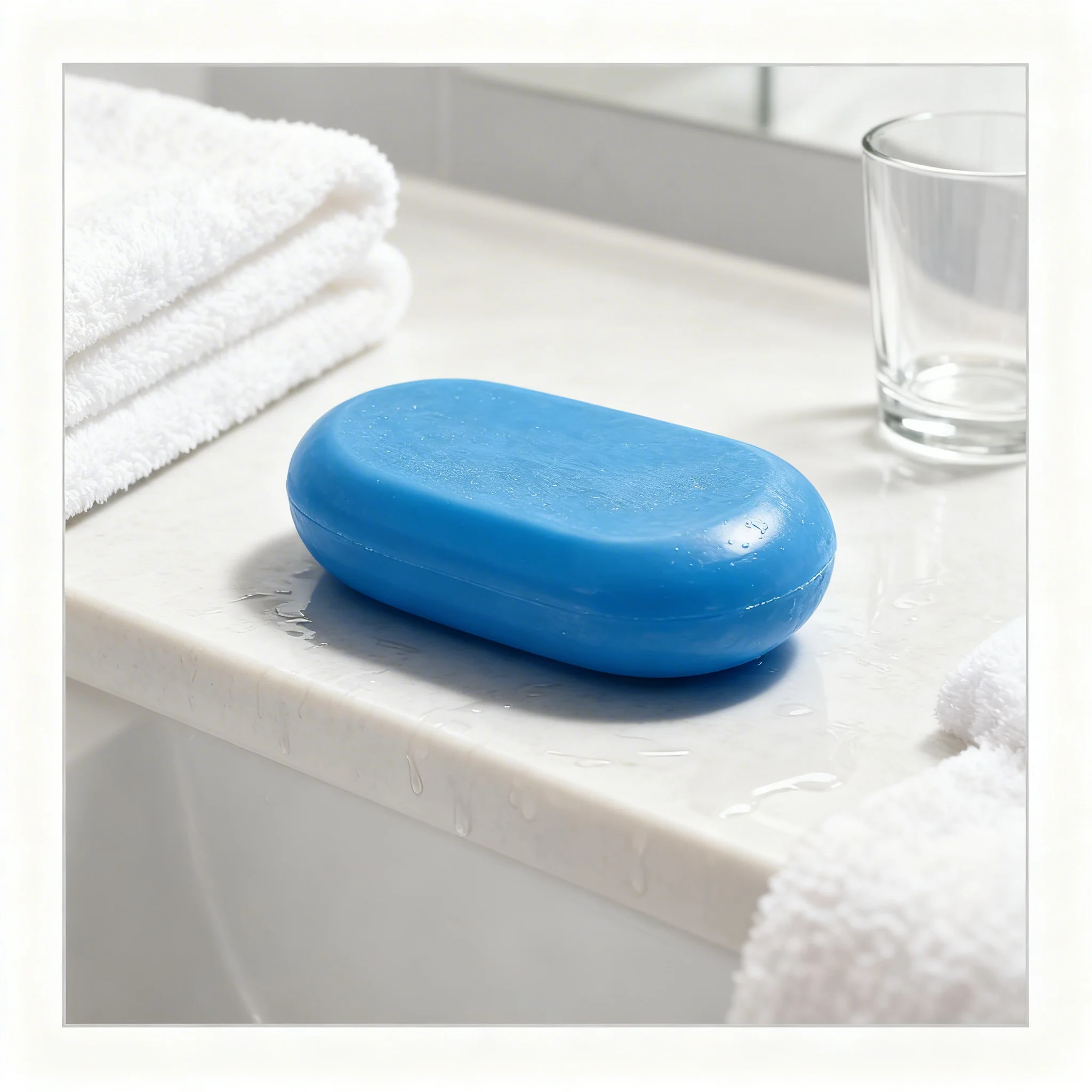 65G 1/2/3pcs Dok Anchan Blue Soap Blue Brightening & Moisturizing Soap Bar Nourishing Skin Care Handmade Bar - Image 2