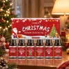 6PCS Christmas Fragrance Oil Set for Home Office Festive Fresh Long Lasting Fragrance Aroma Essential Oil for Diffuser Candle