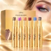 6pcs Multi Color Eyeshadow Stick Set Long Lasting Smooth Blendable Moisturizing Non Drying Beginner Friendly Eye Makeup Women
