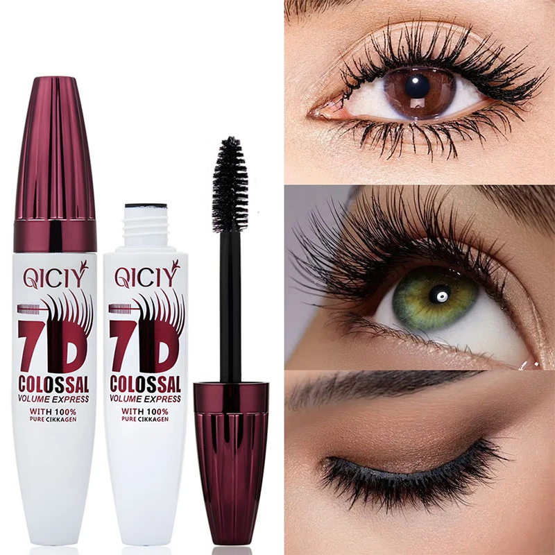 7D Waterproof Mascara Thickening Lengthening Liquid Fiber Curling Long-lasting Curly Eyelash Extension Not smudge Cosmetics - Image 2