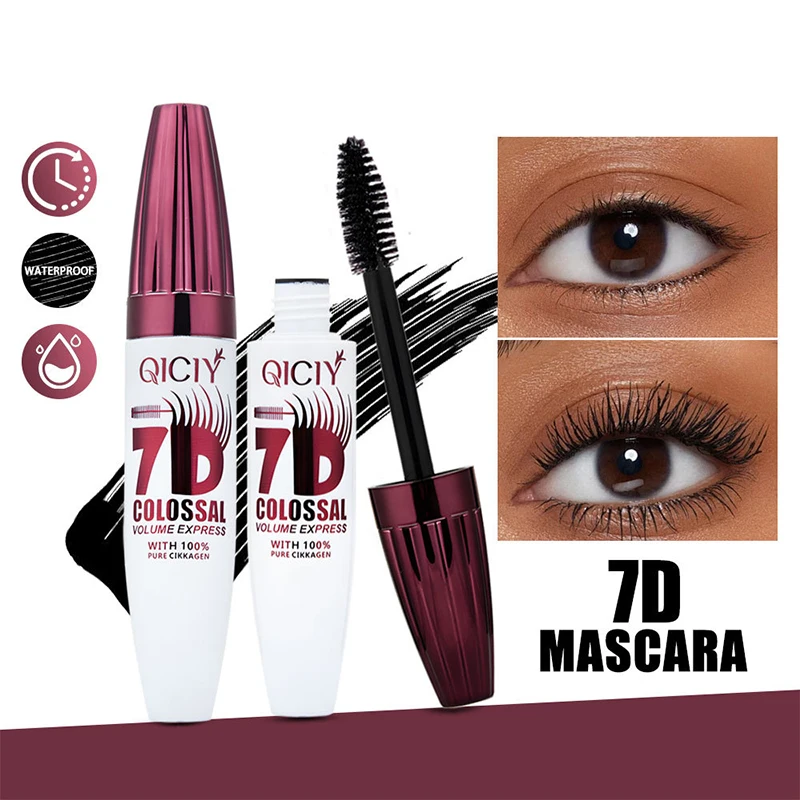 7D Waterproof Mascara Thickening Lengthening Liquid Fiber Curling Long-lasting Curly Eyelash Extension Not smudge Cosmetics - Image 3
