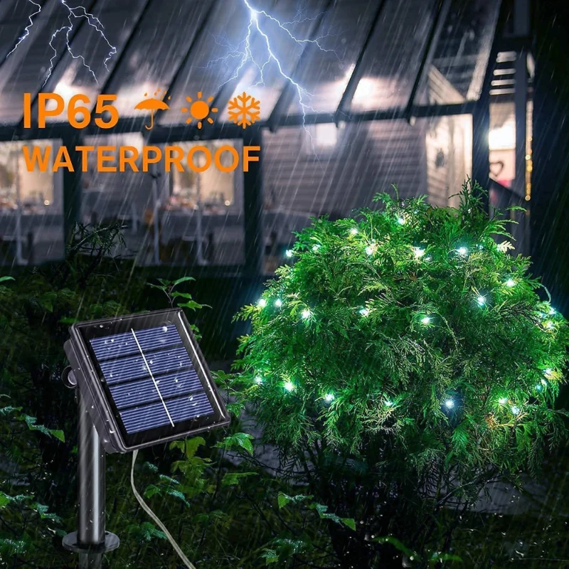 7m/12m/22m/32m LED Solar Light Outdoor Garden Fairy String Light Led Twinkle Waterproof Lamp for Christmas Patio Tree Party - Image 6
