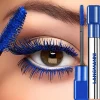 8 Colors Green Mascara Thick Curling Waterproof Natural Eyelashes Long Lasting Blue White Pink Black Eye Makeup Korean Cosmetics