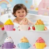 80g Cake Shaped Bath Salt Ball Bubble Bath Bombs Creamy Children's Aromatherapy Essential Oil Bath Balls