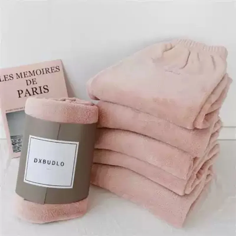 88-154 Lb Men Women Coral Fleece Pajama Pants Thick Plush Wide Leg for Indoor Outdoor Wear Winter Home Comfort Lazy Style - Image 4