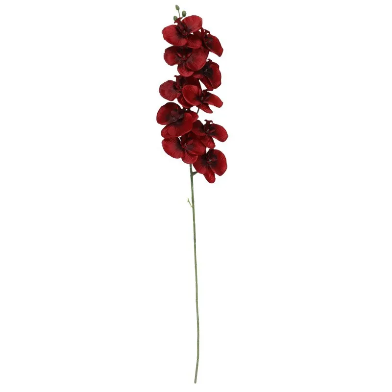 9 Heads Artificial Butterfly Orchid Flowers Hot pink White Fake Moth Orchids Flowers for Wedding Christmas Festival Home Decor - Image 6