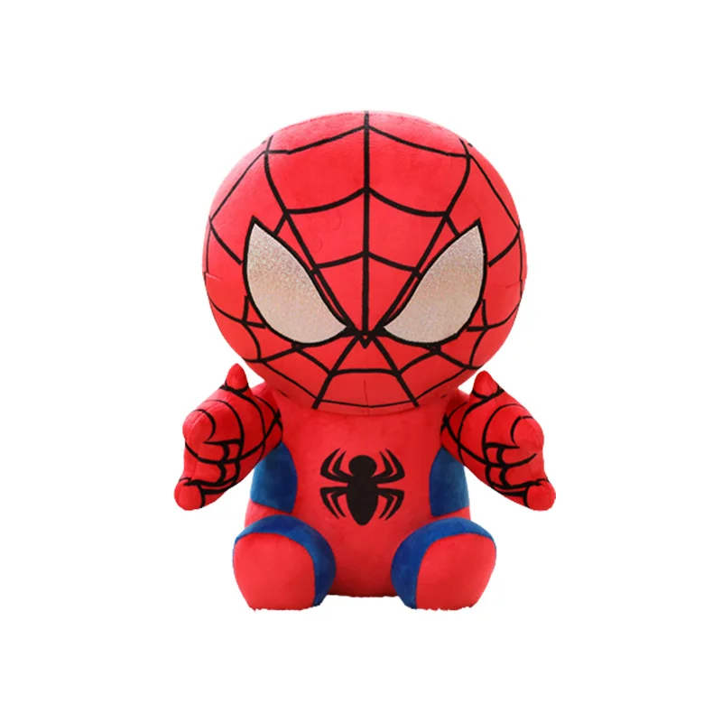 @HOT Sels Anime Spider Man Plush Doll Kawaii Cute Cartoon Red Black Stuffed Doll Home Room Decor Peluche Pillow Birthday Gift - Image 5