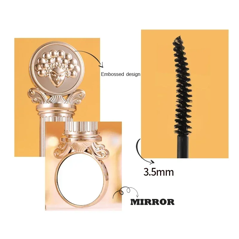 AGAG Waterproof Mascara Thick Long Lasting Lengthening Mascara Natural Curl & Quick-Drying Maquillage Femme Lash Cosmetics - Image 3
