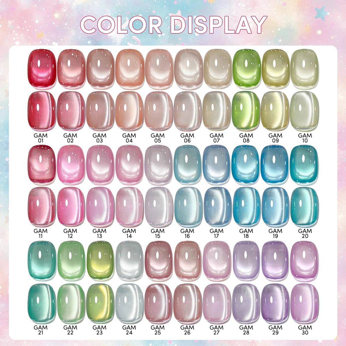 AS 15ml TPO Free Ultra Cat Eye Nail Gel Polish Macaron Spring Soak Off UV LED Long Wear Sparkle Light Green Gel Varnish Polish - Image 3