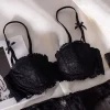 Adjustable Flower Deep V Bra Push Up Anti-sagging Lace Bra Shockproof Lingerie Underwear for Women Gifts