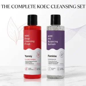 Aloe Vera Extract Gentle Shower Gel Women Deep Cleaning And Moisturizing Intimate Care Natural Plants Smooth Soften Skin Set