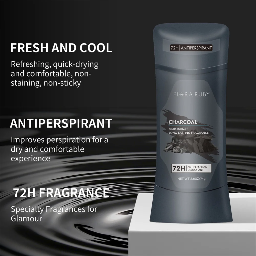 Aluminum Deodorant For Men High Endurance 72H Sweat Defense Odor Protection 24/7 Freshness Lasting Scent,Pure Sport Scent 74g - Image 2