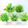 Artificial Bonsai Green Fake Plant Eucalyptus Potted PlantforIndoor and Outdoor Home Bedroom Garden Decoration Artificial Plants