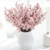 Artificial Flower Silk Gypsophila Peach Home Arch Table Outdoor Garden Wedding Bridal Bouquet Festival DIY Gift Decoration Props
