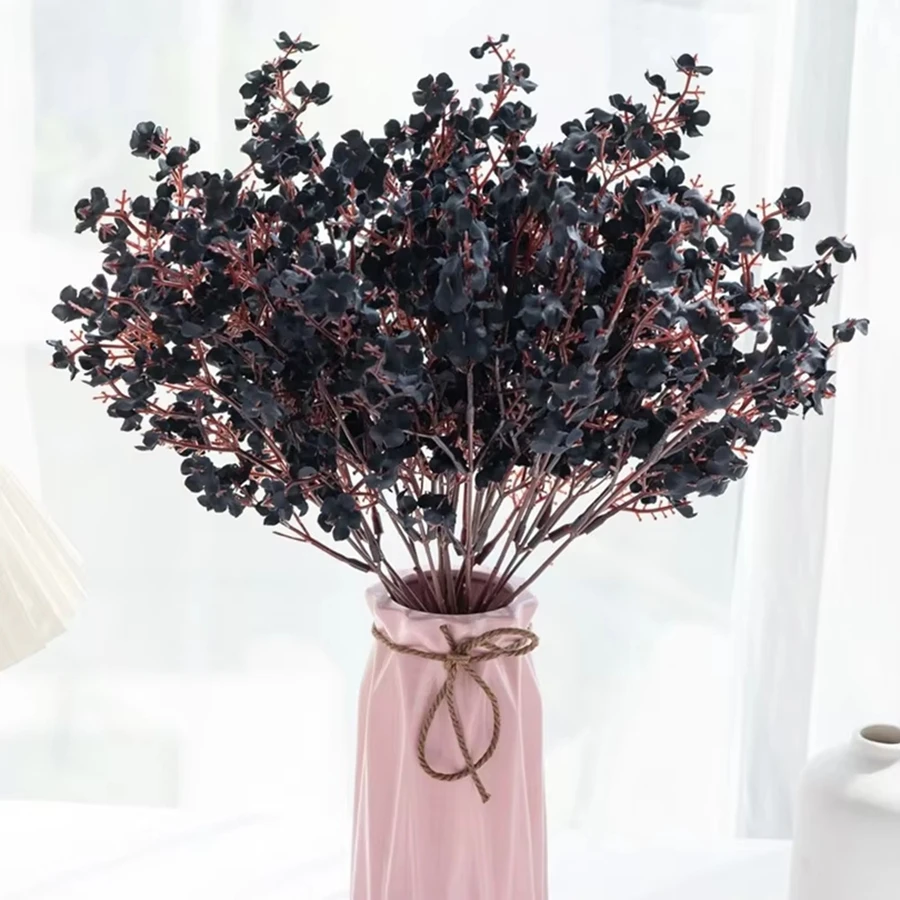 Artificial Flower Silk Gypsophila Peach Home Arch Table Outdoor Garden Wedding Bridal Bouquet Festival DIY Gift Decoration Props - Image 4