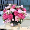 Artificial Flowers Rose Silk Peony Brial Bouquet Home Room Table Decora Festival Wedding Scrapbook Fake Plants Diy Gifts Props