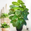 Artificial Monstera Plastic Fake Plant Pot Ornamental Festival Suitable for Home Office Decoration