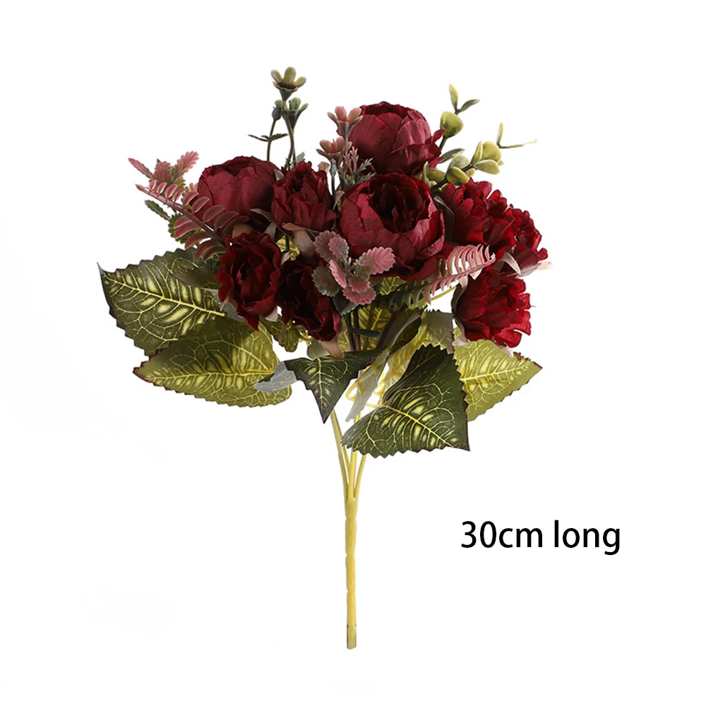 Artificial Peonies Silk Peony Flowers Plants Artificial Flowers for Home Hotel Wedding Christmas Tables Arrangement Flower Decor - Image 3