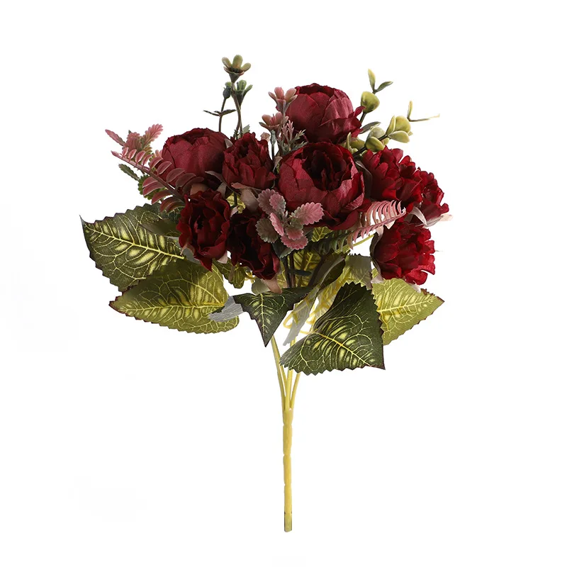 Artificial Peonies Silk Peony Flowers Plants Artificial Flowers for Home Hotel Wedding Christmas Tables Arrangement Flower Decor - Image 6