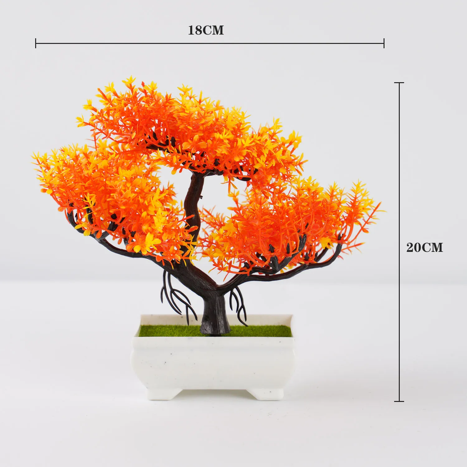 Artificial Plants Bonsai Small Tree Simulation Pot Plants Table Potted Ornaments for Hotel Garden Home Decor Fake Flower - Image 3