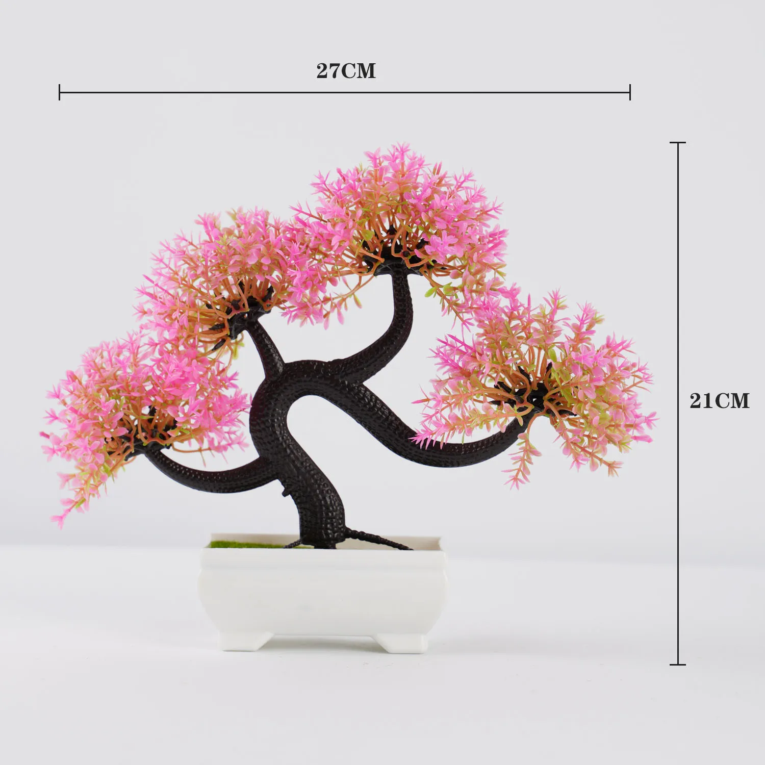 Artificial Plants Bonsai Small Tree Simulation Pot Plants Table Potted Ornaments for Hotel Garden Home Decor Fake Flower - Image 4