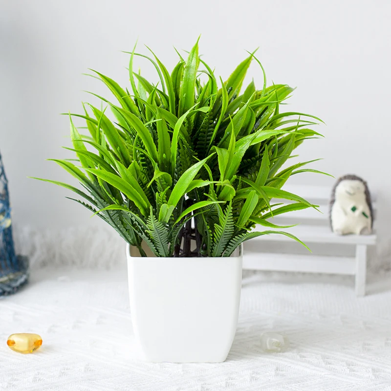 Artificial Plants with Plastics Pots Perfect Greenery for Home DecorationsOffice Desk Living Room and Bedroom Decoration - Image 5
